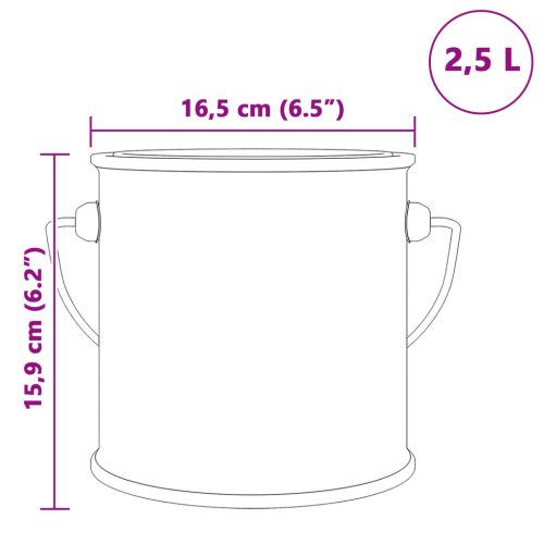  Fafesték Fekete 2.5 L
