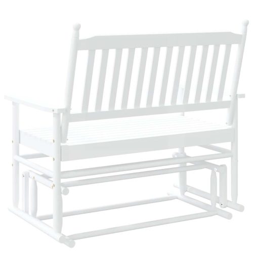  fehér tömör nyárfa hintapad 118 x 70 x 104,5 cm