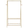  bambusz ruhaállvány polcokkal 96 x 45,5 x 150,5 cm