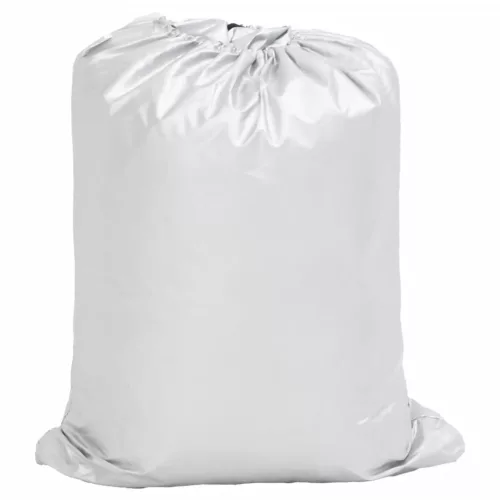  ezüstszínű teljes autóhuzat szedánhoz csatos hevederekkel XXL