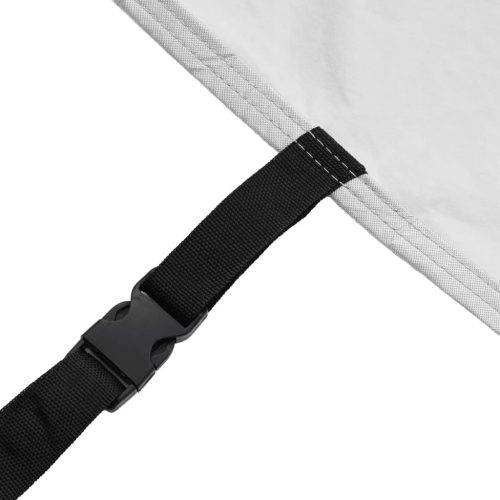  ezüstszínű teljes autóhuzat SUV-hoz csatos hevederekkel M