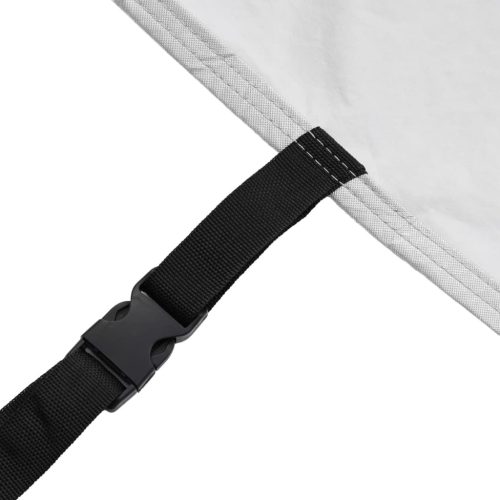  ezüstszínű teljes autóhuzat SUV-hoz csatos hevederekkel L