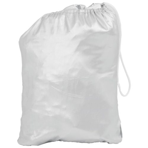  ezüstszínű fél autóhuzat kampókkal M