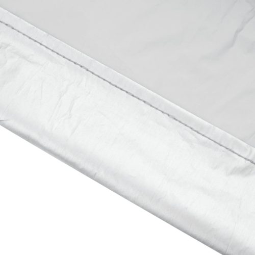  ezüstszínű fél autóhuzat kampókkal M