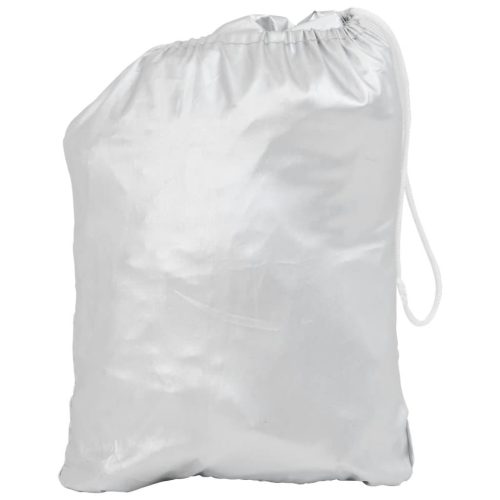  ezüstszínű fél autóhuzat kampókkal L