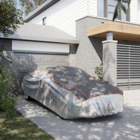    szürke és ezüstszínű teljes autóhuzat szedánhoz jégeső ellen M