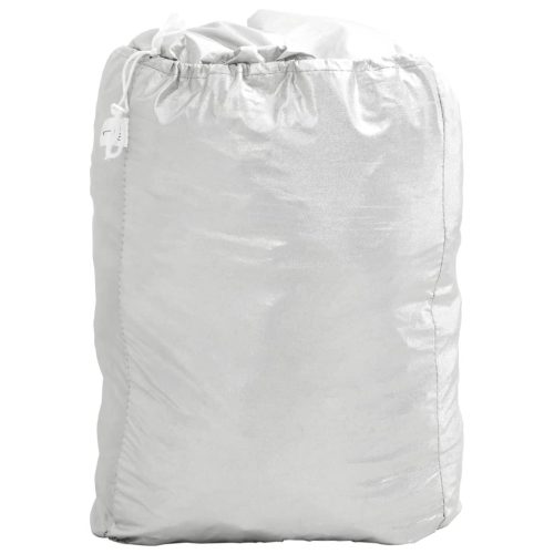  ezüstszínű PEVA teljes autóhuzat SUV-hoz csatos hevederekkel L