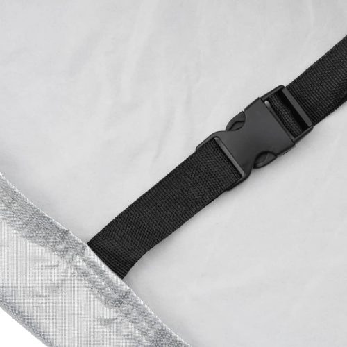  ezüstszínű PEVA teljes autóhuzat SUV-hoz csatos hevederekkel XL