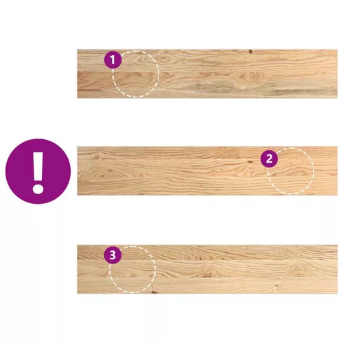  ablakpárkányok 2 db kezeletlen 80x15x2 cm tömör fa tölgyfa