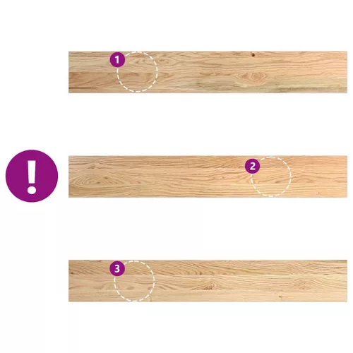  ablakpárkányok 2 db kezeletlen 100x15x2 cm tömör fa tölgyfa