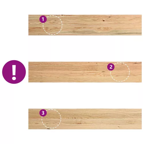  ablakpárkányok 2 db kezeletlen 110x20x2 cm tömör fa tölgyfa