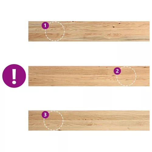  ablakpárkányok 2 db kezeletlen 120x20x2 cm tömör fa tölgyfa