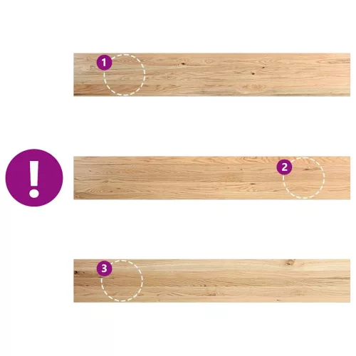  ablakpárkányok 2 db kezeletlen 160x30x2 cm tömör fa tölgyfa