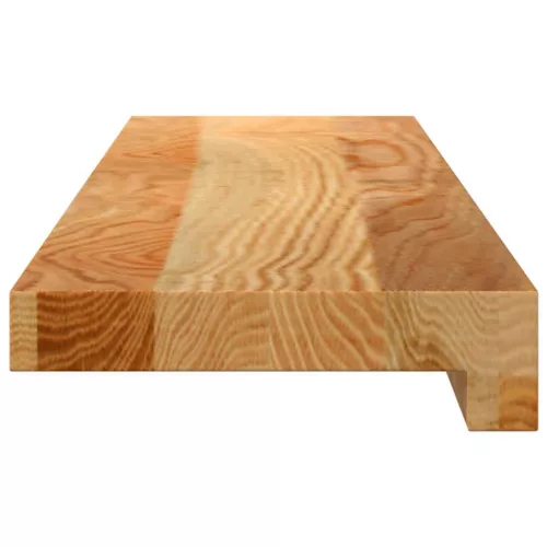  ablakpárkányok 2 db kezeletlen 70x15x2 cm tömör fa tölgyfa