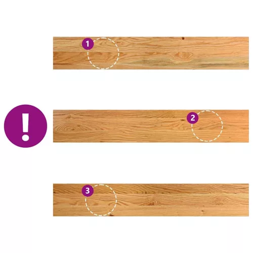  ablakpárkányok 2 db világosbarna 90x15x2 cm tömör fa tölgyfa