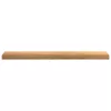  ablakpárkányok 2 db világosbarna 100x15x2 cm tömör fa tölgyfa