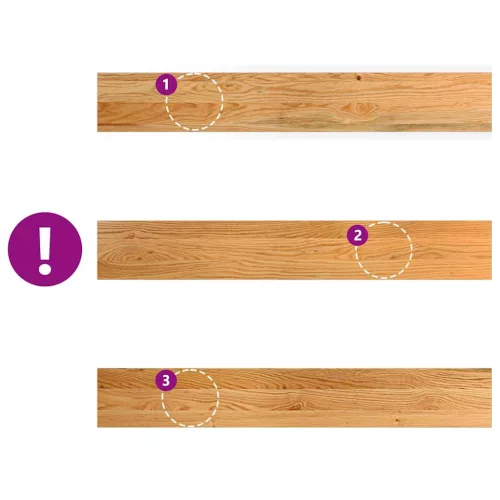  ablakpárkányok 2 db világosbarna 100x15x2 cm tömör fa tölgyfa