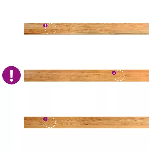  ablakpárkányok 2 db világosbarna 160x15x2 cm tömör fa tölgyfa