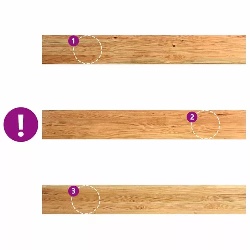  ablakpárkányok 2 db világosbarna 140x20x2 cm tömör fa tölgyfa