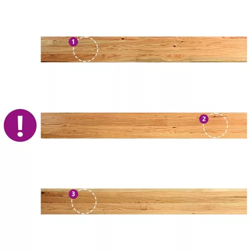  ablakpárkányok 2 db világosbarna 160x20x2 cm tömör fa tölgyfa