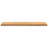  ablakpárkányok 2 db világosbarna 110x25x2 cm tömör fa tölgyfa