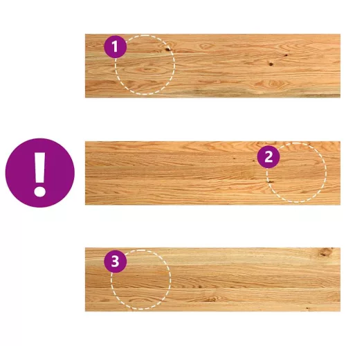  ablakpárkányok 2 db világosbarna 100x30x2 cm tömör fa tölgyfa