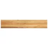  ablakpárkányok 2 db világosbarna 140x30x2 cm tömör fa tölgyfa