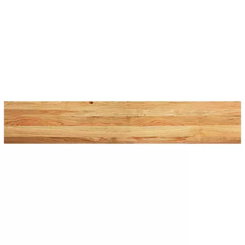  ablakpárkányok 2 db világosbarna 140x30x2 cm tömör fa tölgyfa