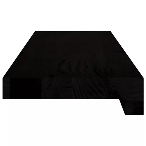  ablakpárkányok 2 db sötétbarna 70x15x2 cm tömör fa tölgyfa