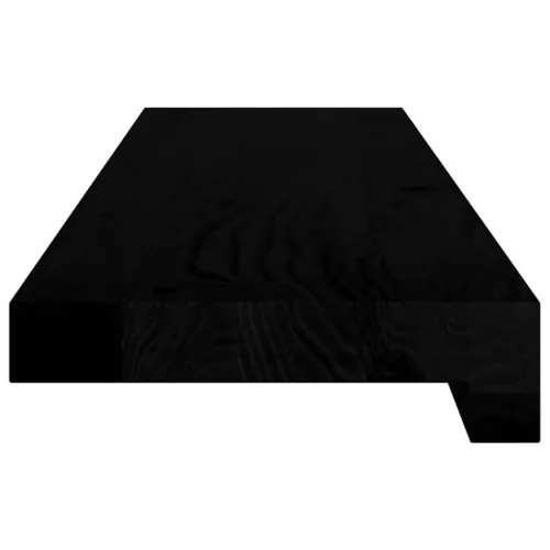  ablakpárkányok 2 db sötétbarna 80x15x2 cm tömör fa tölgyfa