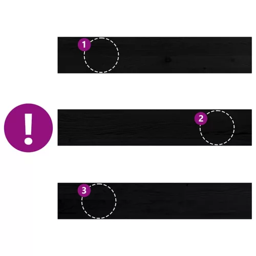  ablakpárkányok 2 db sötétbarna 80x15x2 cm tömör fa tölgyfa