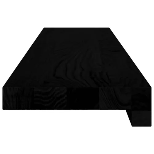  ablakpárkányok 2 db sötétbarna 90x15x2 cm tömör fa tölgyfa