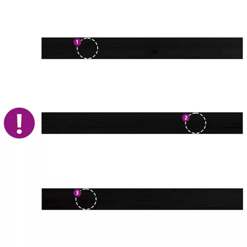  ablakpárkányok 2 db sötétbarna 140x15x2 cm tömör fa tölgyfa