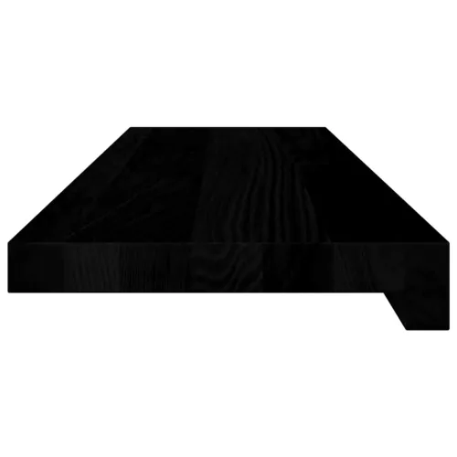  ablakpárkányok 2 db sötétbarna 80x20x2 cm tömör fa tölgyfa