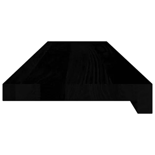  ablakpárkányok 2 db sötétbarna 90x20x2 cm tömör fa tölgyfa