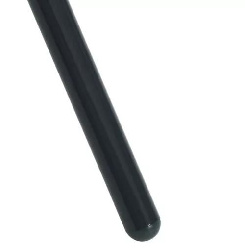  antracit porszórt acél kerek teraszasztal Ø110x72,5 cm