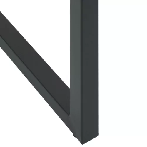  4 db fekete porszórt acél bárszék 38 x 38 x 80 cm