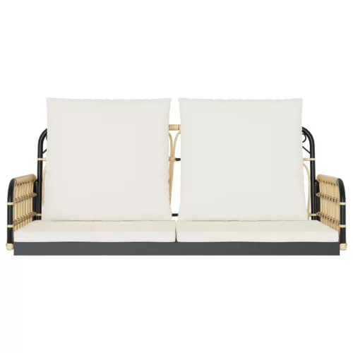  polirattan és acél hintapad párnákkal 105 x 58 x 38 cm