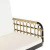  polirattan és acél hintapad párnákkal 105 x 58 x 38 cm