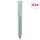  24 db horganyzott acél sátorszeg 17 cm Ø20 mm