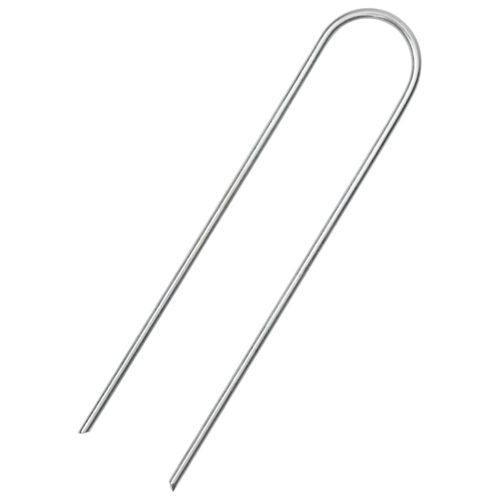  25 db U-alakú horganyzott acél talajcövek 15 x 3,5 cm