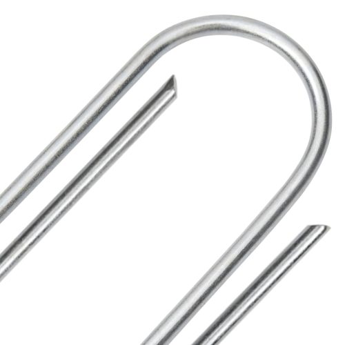  25 db U-alakú horganyzott acél talajcövek 15 x 3,5 cm