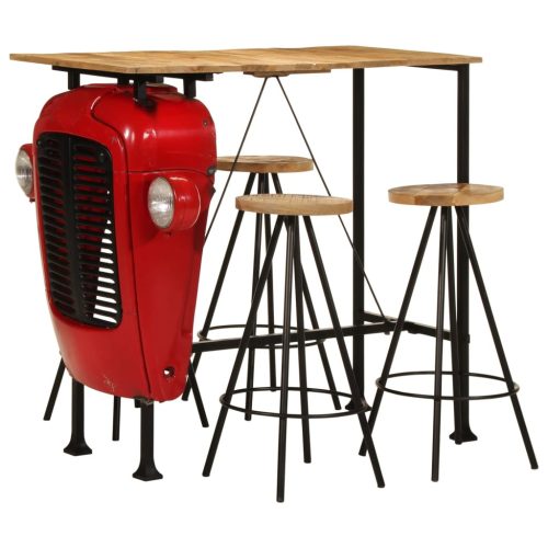  5 részes tömör mangófa bárszett