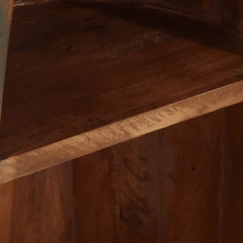  tömör újrahasznosított fa csónakszekrény 39 x 27 x 127 cm