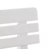  fehér polipropilén kerti pad 110 x 52 x 71 cm