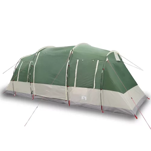  6 személyes zöld vízálló alagút alakú családi sátor