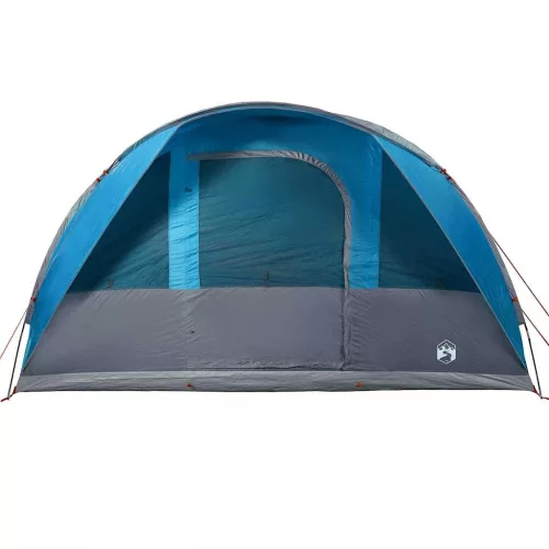  5 személyes kék vízálló alagút kempingsátor