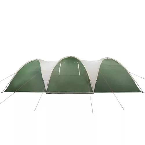  8 személyes zöld vízálló kupolás családi sátor
