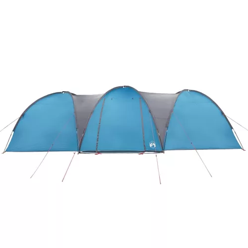  8 személyes kék vízálló kupolás családi sátor