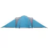  6 személyes kék vízálló kupolás családi sátor